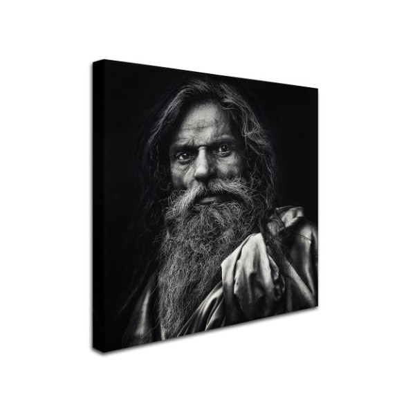 Piet Flour 'The Man From Agra' Canvas Art,35x35